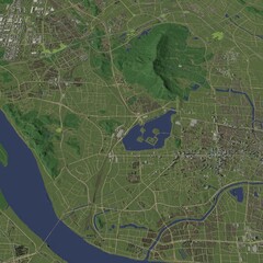 3D illustration of city and urban in Nanjing China