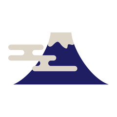 Japanese Summer Icons – Mt. Fuji (Vector)