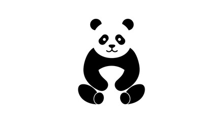 Fototapeta premium Panda logo vector