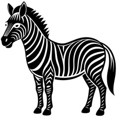 Fototapeta premium zebra vector illustration