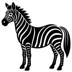 Fototapeta premium zebra vector illustration