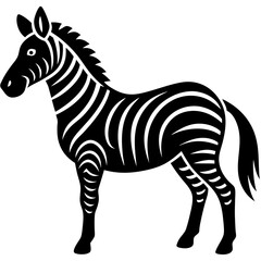 Fototapeta premium zebra vector illustration