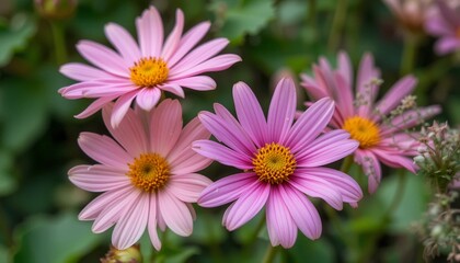 Obraz premium pink and white flowers