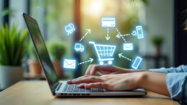 eCommerce Animation: Boost Sales, Automate Emails, Manage Delivery, Track Orders, Grow Online Business