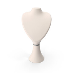 Necklace Display Stand, Elegant Jewelry Presentation , 3D , transparent background , PNG