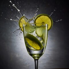 High-Speed Cocktail Photography: Fizz, Lime, and Visual Drama