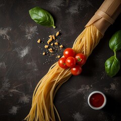 Whirling Pasta & Sauce Art: Food in Flight