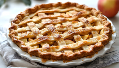 A single apple pie