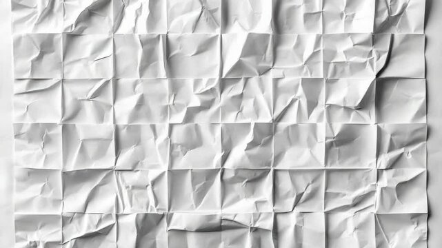 A crumpled sheet of white paper, suggesting disarray or neglect