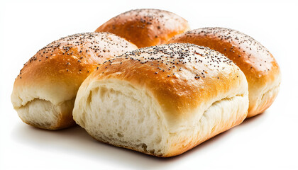 bun on white background