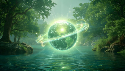 ecogreen earth illustration