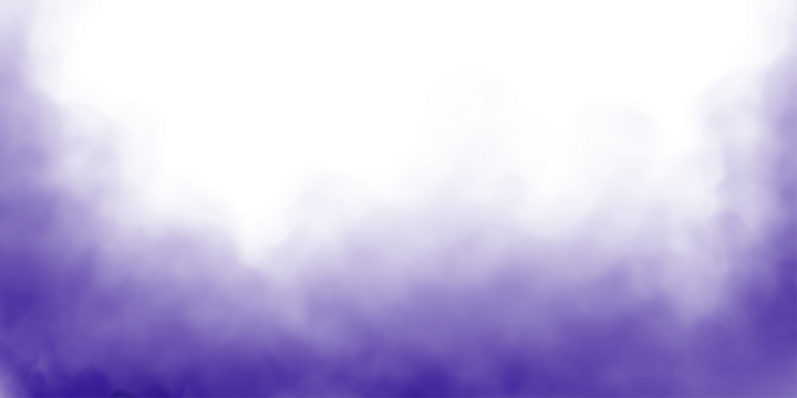 Purple dust sand soil smoke cloud particles isolated on a transparent white background. Sandstorm effect, smog, dust explosion rising, Smoke fog overlay effect. Blurred soil dust design element.