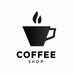 Modern Coffee Shop Logo Design.