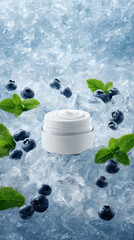 Blueberry Ice Cream Skincare Jar.