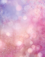 Soft lavender and pink sandy texture background with dreamy light leak overlay, gentle bokeh blur, retro grainy film look, pastel nostalgic mood