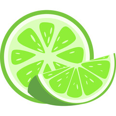 Lime Fruit Illustration
