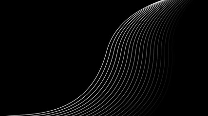 Creative geometric illustration in marble style with gradient. The elegant pattern for art. design of flowing lines and curves created against a dark background - Powered by Adobe