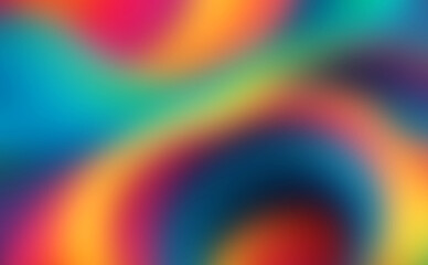 Vibrant Abstract Color Blend with Smooth Transitions and Soft Organic Shapes