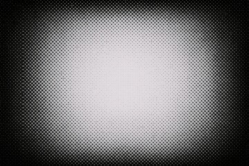 Grunge Halftone Monochrome Background With