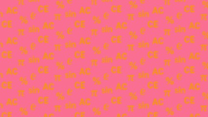 Vector calculator icon pattern design colored