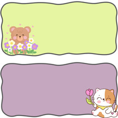 Adorable Cat and Hamster Illustrations Cute Kawaii Animal Designs for Your Projects