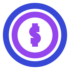 business two tone icon set