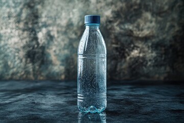 Plastic Water Bottle on a Table