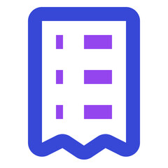 business two tone icon set