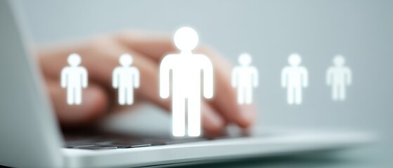 Online engagement activity digital workspace visual illustration modern environment close-up view conceptual interaction