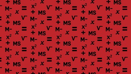 Vector calculator icon pattern design colored