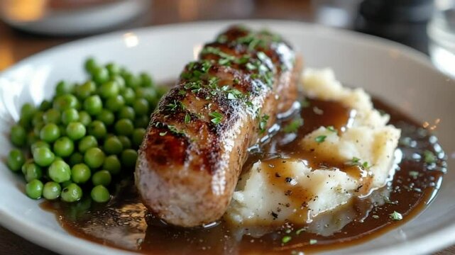 bangers and mash british comfort food video