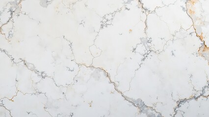 Elegant White Marble Texture with Subtle Gray Veins and Gold Accents