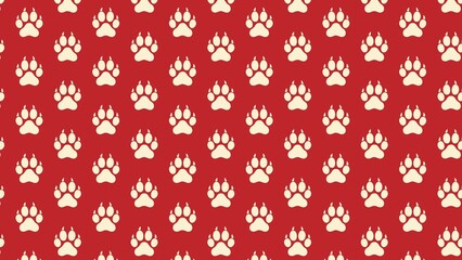 LIONS PAW VECTOR PATTERN 