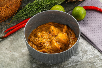 Indian cuisne - Chicken massala with sauce