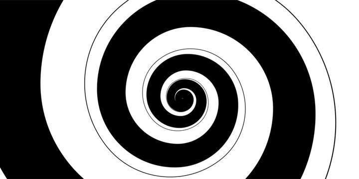 Hypnotic spirals and optical ilusion background