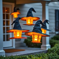 halloween pumpkin with lantern