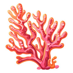 Coral illustration nature ocean vector