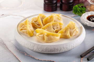 Japanese cuisine stuffed dumplings Gyoza