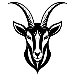 antelope head isolated