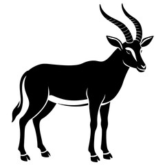 silhouette of a deer