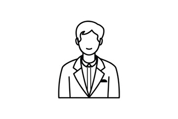 Fototapeta premium Businessman Silhouette Profile Icon