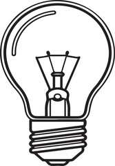 light bulb vector illustration
