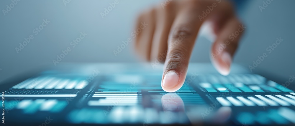 Poster interactive technology engagement touchscreen user experience digital environment data visualization