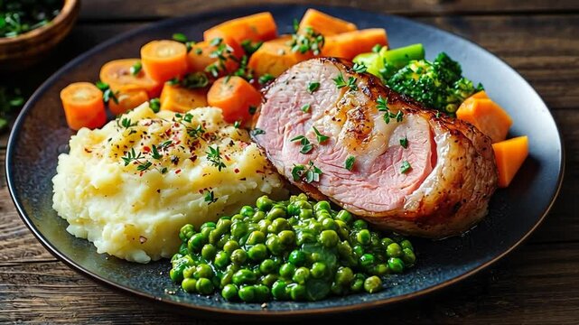 ham and pease pudding english dish video
