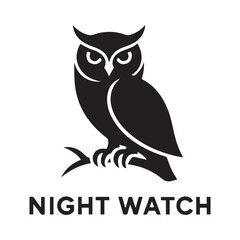 owl on a white background
