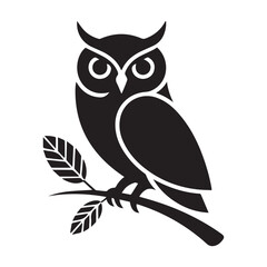 owl sitting on a branch