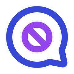 Obraz premium chat two tone icon set