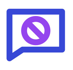 Obraz premium chat two tone icon set