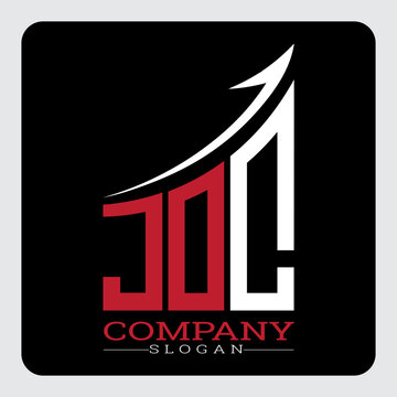JDC logo design, JDC Company Logo Design Growth vector, JDC Upward Arrow Business Success Logo vector, JDC Corporate Branding Logo, JDC simple and modern logo, JDC business finance logo design, etc.