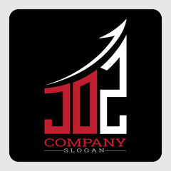 JDZ logo design, JDZ Company Logo Design Growth vector, JDZ Upward Arrow Business Success Logo vector, JDZ Corporate Branding Logo, JDZ simple and modern logo, JDZ business finance logo design, etc.